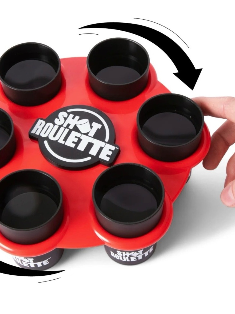 Roulette Shot Roulette Party Game Red and Black - Picture 4 of 6